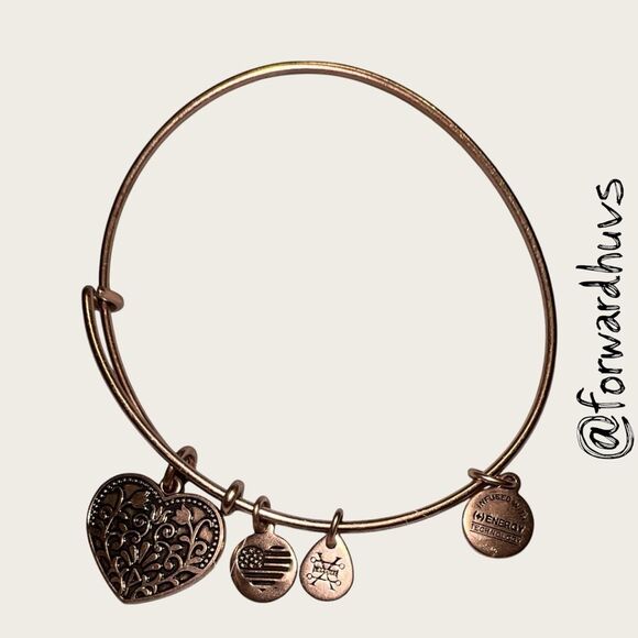 Bundle Sale 3 for $15 | Alex and Ani Rafaelian Rose Gold Tulip Bracelet - Picture 3 of 6
